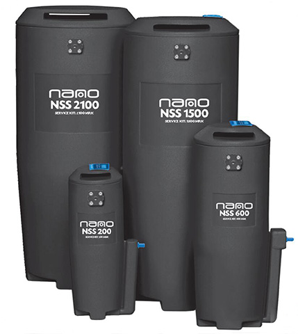 配有Nano油水分離器濾芯的Nano NSS系列油水分離器（小型號）